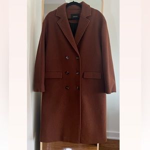 Aritzia Babaton oversized, double-breasted wool coat